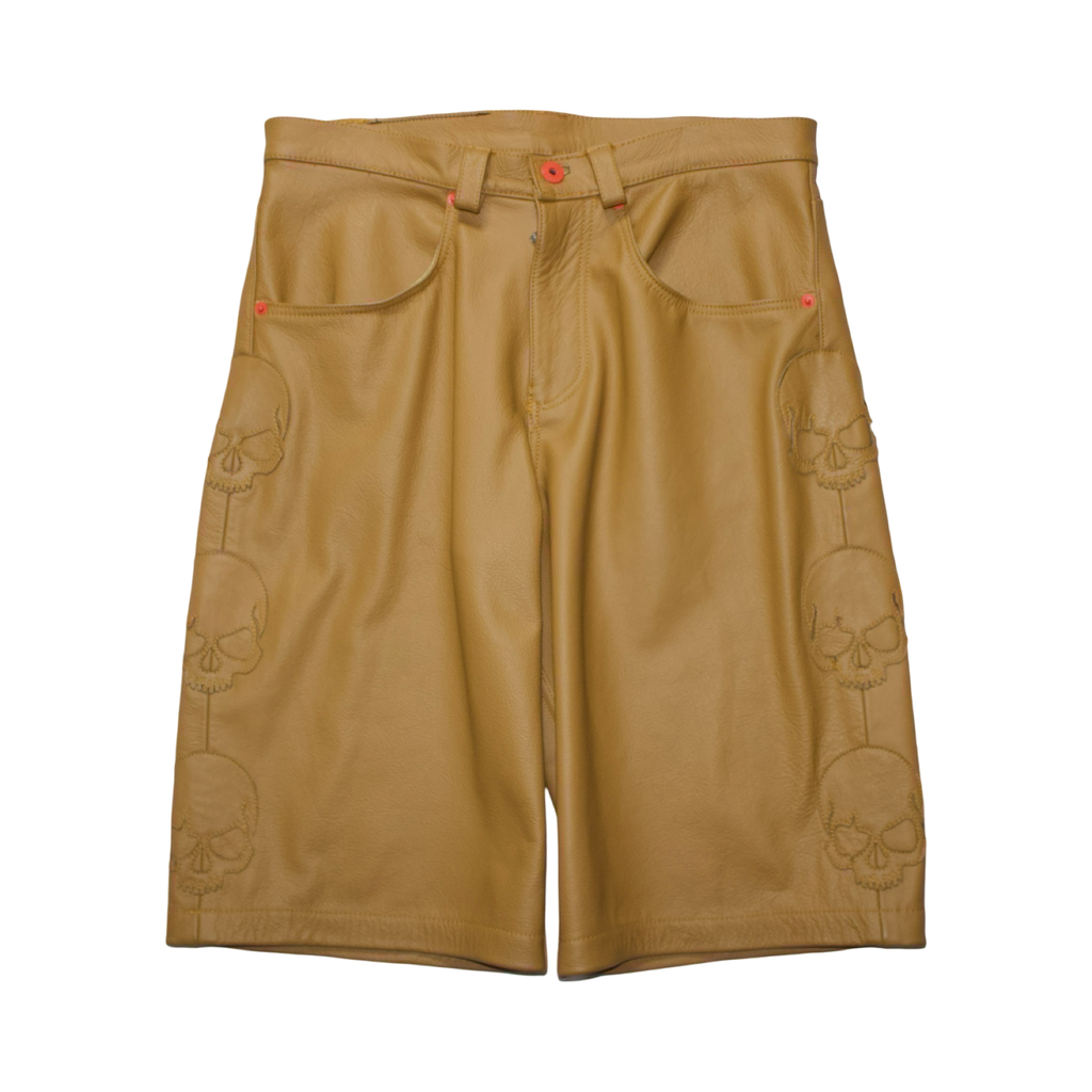 1/1 Patched Leather Shorts