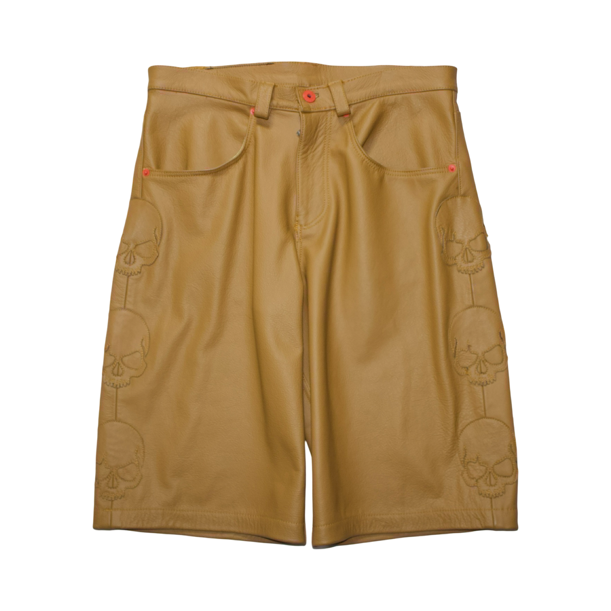 1/1 Patched Leather Shorts